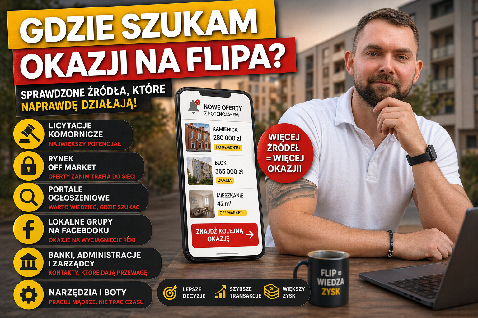 Gdzie szukać okazji na flipa?